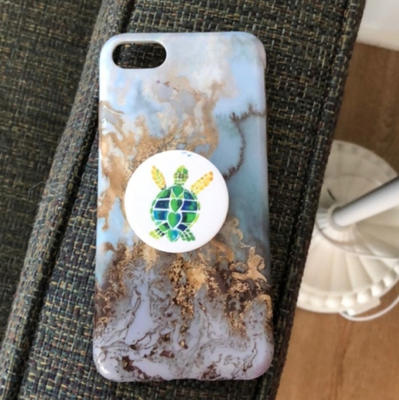 Green Turtle Phone Stand - Picture 1 of 5